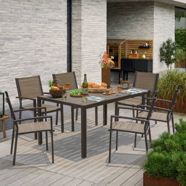 Crate and barrel outdoor dining online set